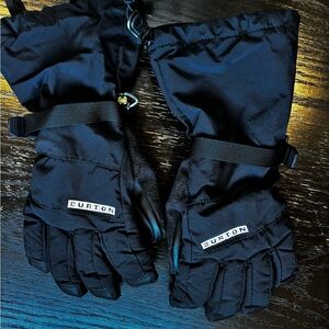 Burton Black youth Gloves